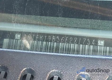 2006 GMC Sierra 1500 Slt из США, поврежденный, VIN 1GTEK19B36E281734